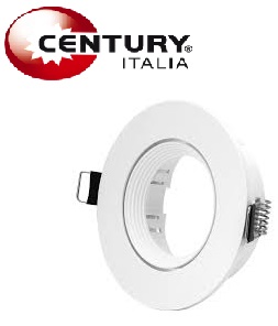 Faretto Incasso Bianco Diam. 75 Orientabile